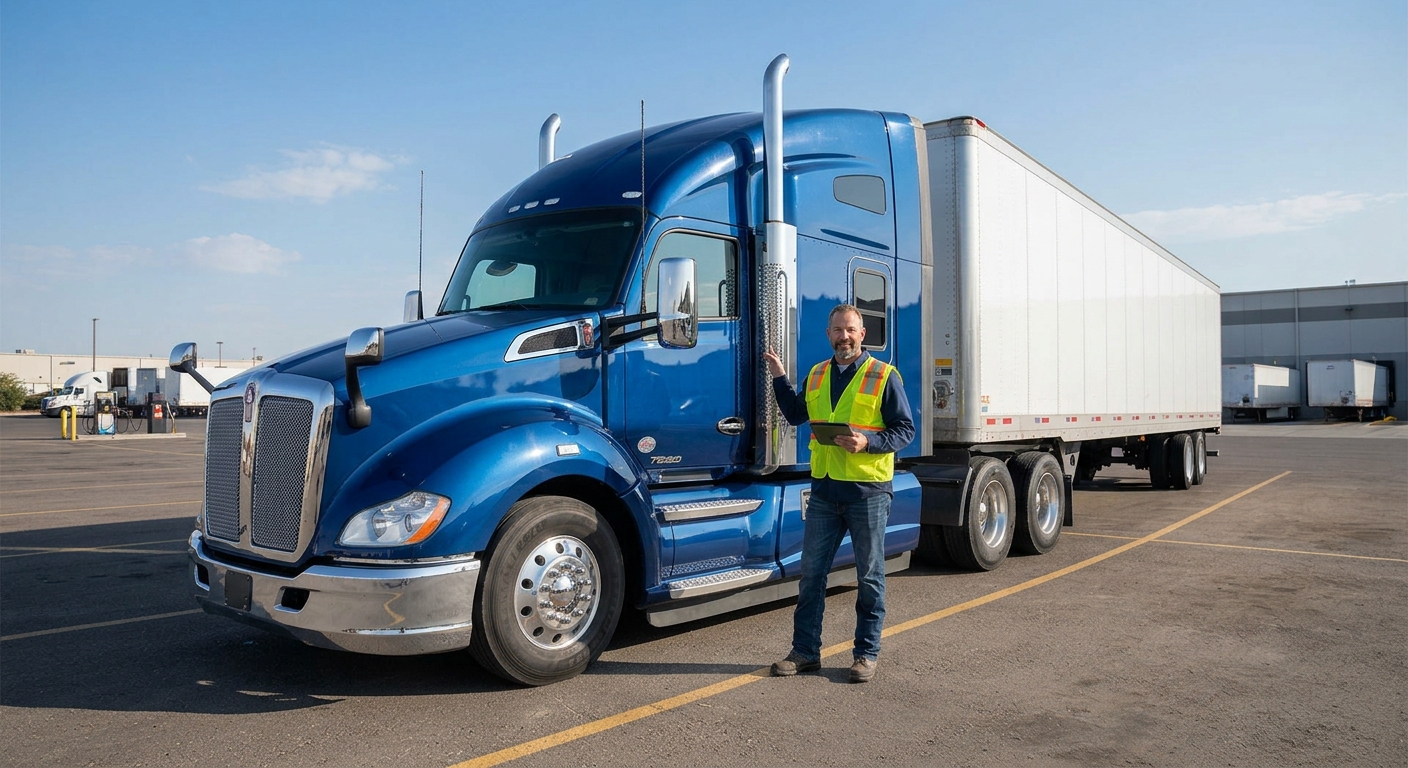 truck and driver